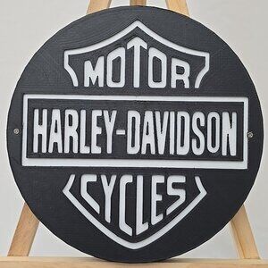 3D Printed Harley Davidson RGB LED Lighted Bar Sign With Remote Control man cave